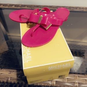 michael kors jelly sandals